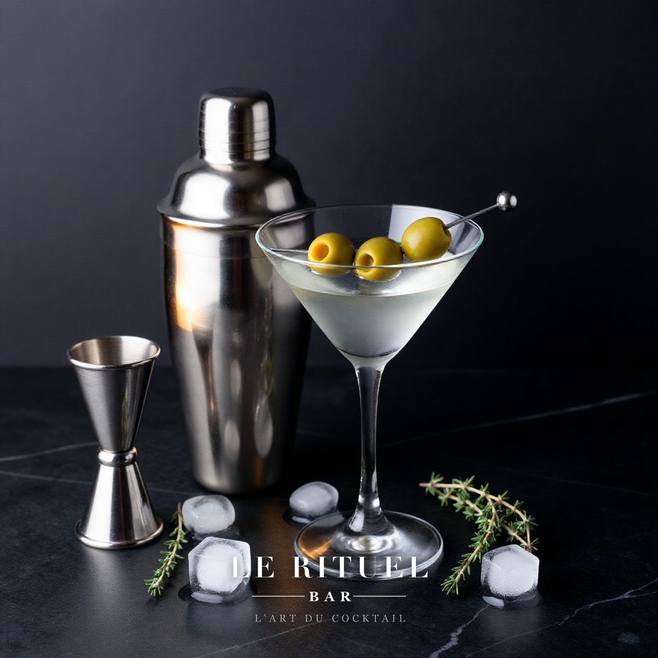 Cocktail martini Le Rituel Bar